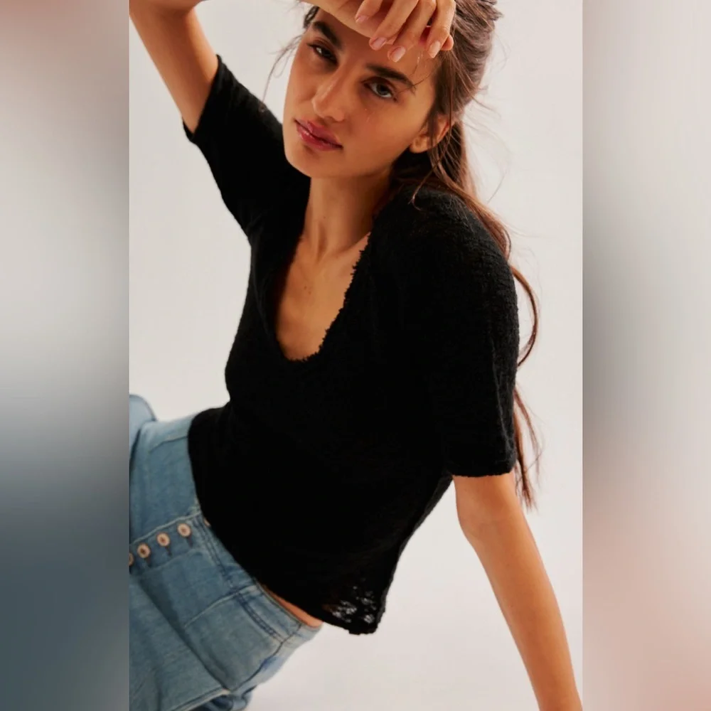 FREE PEOPLE We The Free Francis Tee Top